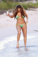 Mariah Carey in swimsuit